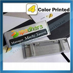 25x72mm aluminum alloy staff name badge