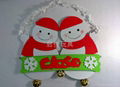 EVA Double-sided Christmas snowman hanging ornaments 