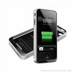  蘋果外置背夾備用電池for iphone4