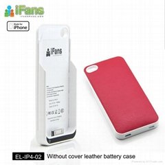 for iphone 4 battery leather pack 