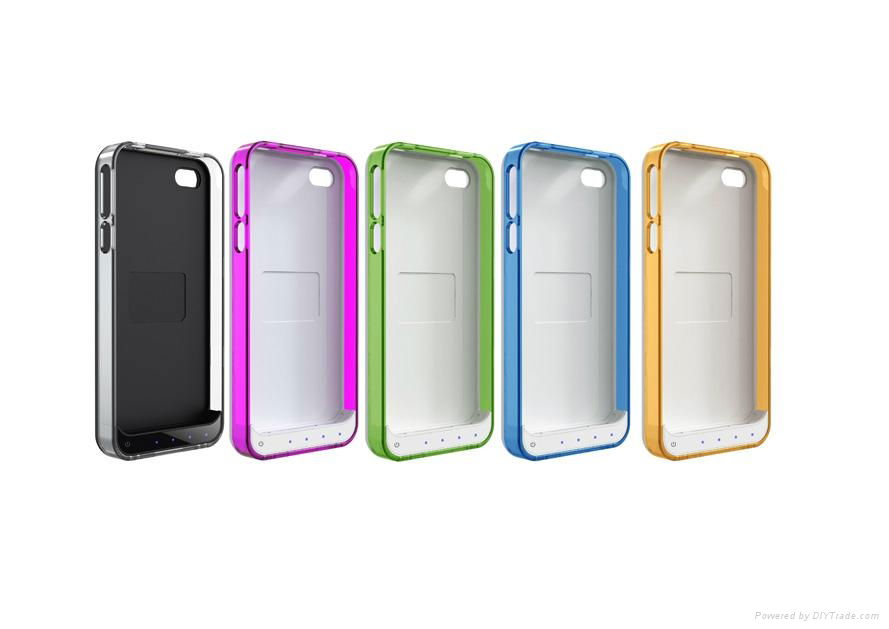 Hot &stylish rechargeable  iphone4s battery case