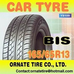 Cheap car tyre 165/65R13 for India with BIS