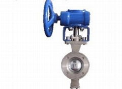 ANSI CLASS 150/300 CARBON STEEL OR STAINLESS STEEL V-PORT BALL VALVE WAFER TYPE