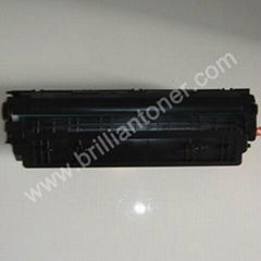 black toner cartridge CB435A for HP