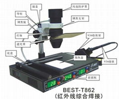 Infrared BGA rework station 