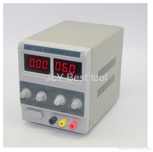 Digital display and high accuracy Power supply