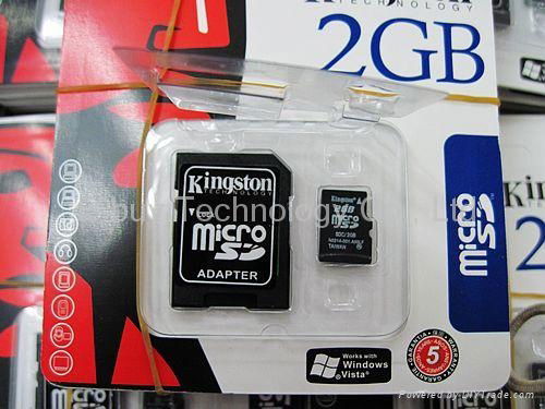  kington 2GB micro sd card class 4 Memory Cards 2