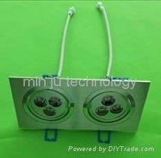 Long Life saving AC85--265V 50-60Hz 6W LED Downlight lamp 2