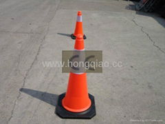 Plastic  traffic safety cone