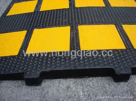 rubber speed bump road hump traffic ramp 4