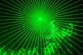 single colour green laser light 3