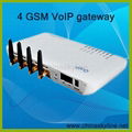4 channels GSM VoIP Gateway