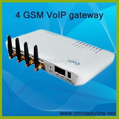 4 channels GSM VoIP Gateway,GoIP4