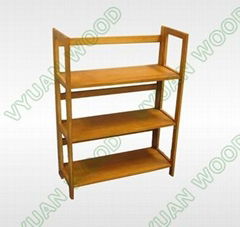 Folding book shelves