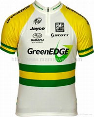 2012 team GreenEDGE short sleeve cycling shirts