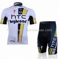 team short sleeve cycling wear