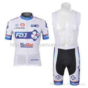 2012 FDJ cycling bike wear