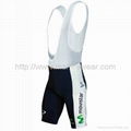 2012 Team Movistar cycling bib shorts