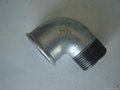 Galvanized Iron Malleable Pipe Fitting Elbow 3