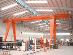 Single beam gantry crane