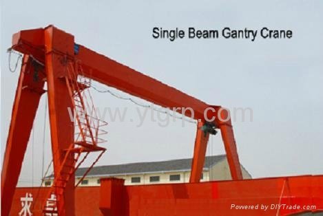 Single beam gantry crane 4
