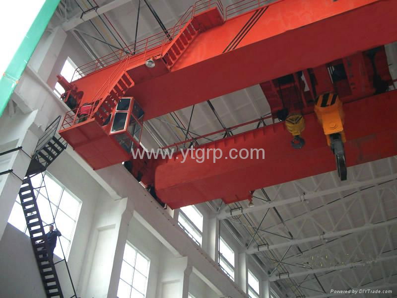 Heavy duty double beams overhead crane