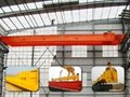 Heavy duty double beams overhead travelling crane machinery 3