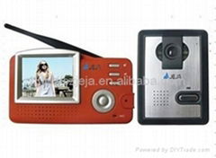 3.5"LCD Wireless Color Video doorphone intercom system