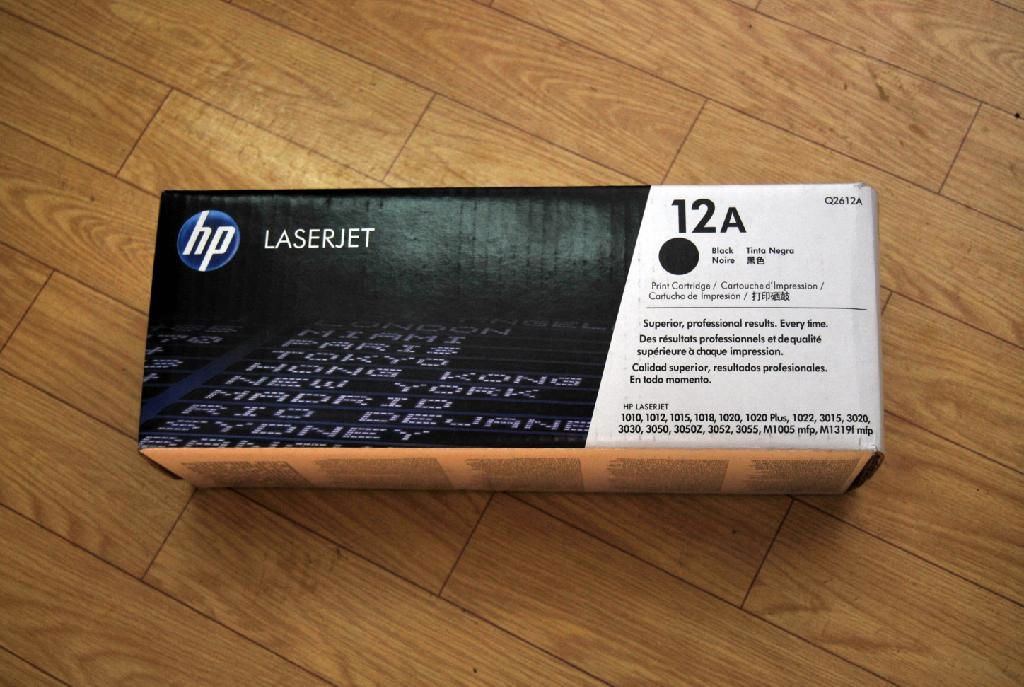 Toner Cartridge for Laser Printer HP Q2612A 4