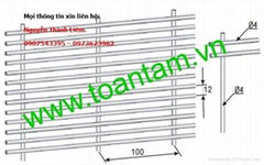 welded mesh steel 