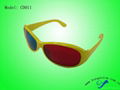 Children red cyan 3D glasses for movie