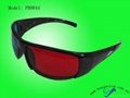 popular red cyan 3D glasses for movie