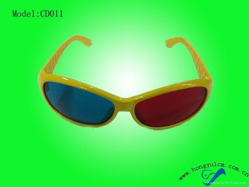Popular Children red blue 3D glasses for movie