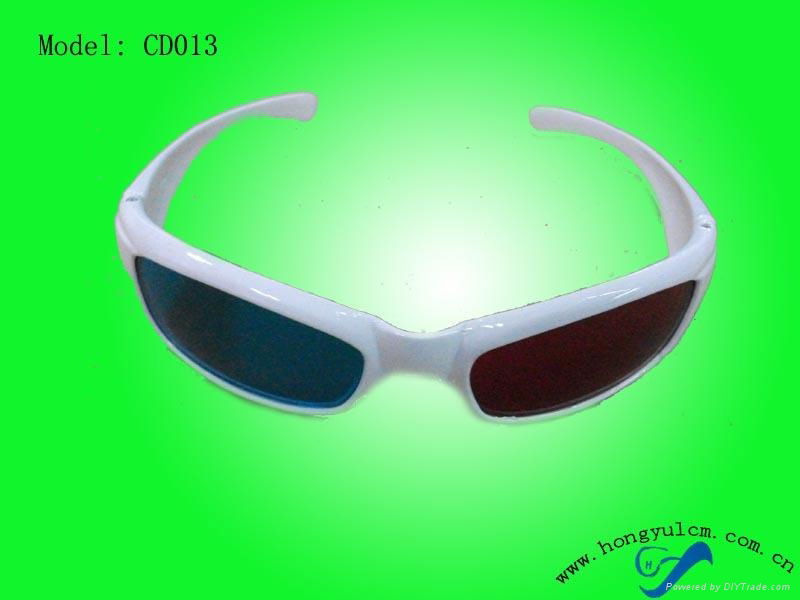 Popular Children red blue 3D glasses for movie 5