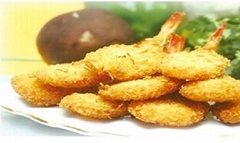 Coconut Flavour Crumbed Butterfly Prawns