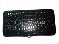 crocodile leather wallet for ladies