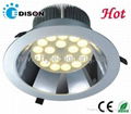 2012 hot sale UL/ CE / RoHS approvaled 18W UL led downlights 2