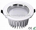 2012 new design round cob led downlight