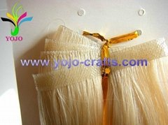 Skin weft human hair extension