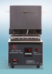 Hot plate to thermally cure the thin films and coatings