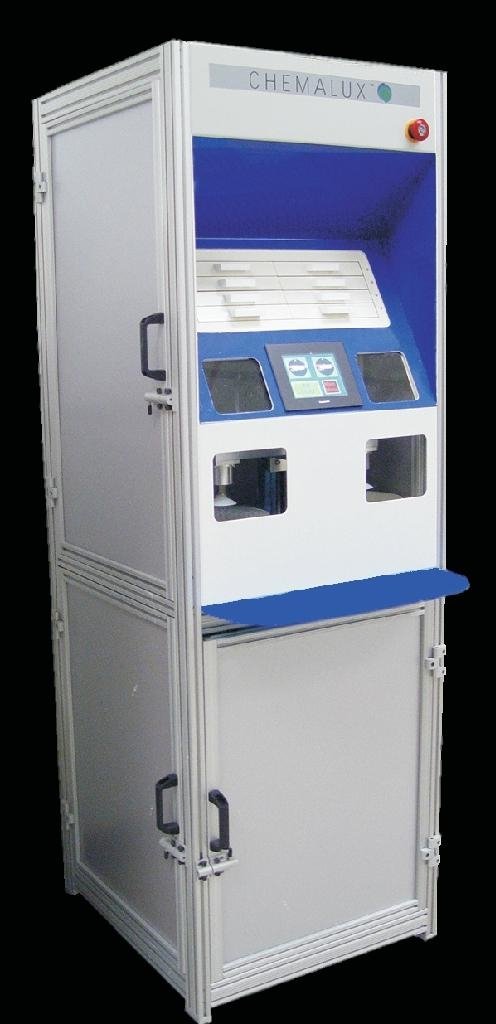 Chemalux AR coating machine for small optical lab