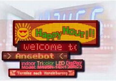  Indoor Tri-Color LED Message Signs