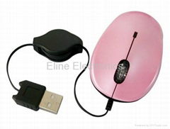 USB Retractable Mouse 