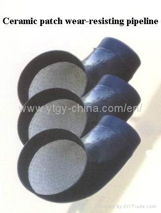 Ceramic lined wear resistant pipe, elbow