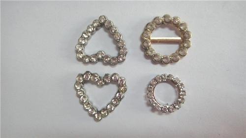 fashion  heart type diamonded woman shoes clip accessories 5
