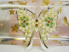 colorful butterfly charm clip accessories for women shoe