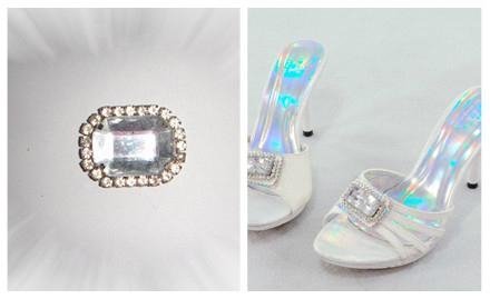 hot sell decorative rhinestone shoe accessories and parts 4