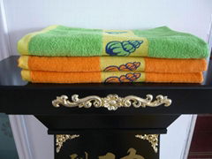 jacquard bath towel