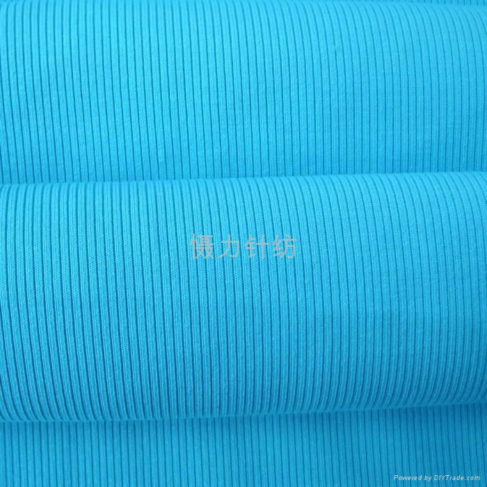 polyester 2x2rib 