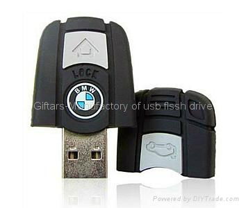 bmw usb flash drives with pvc 